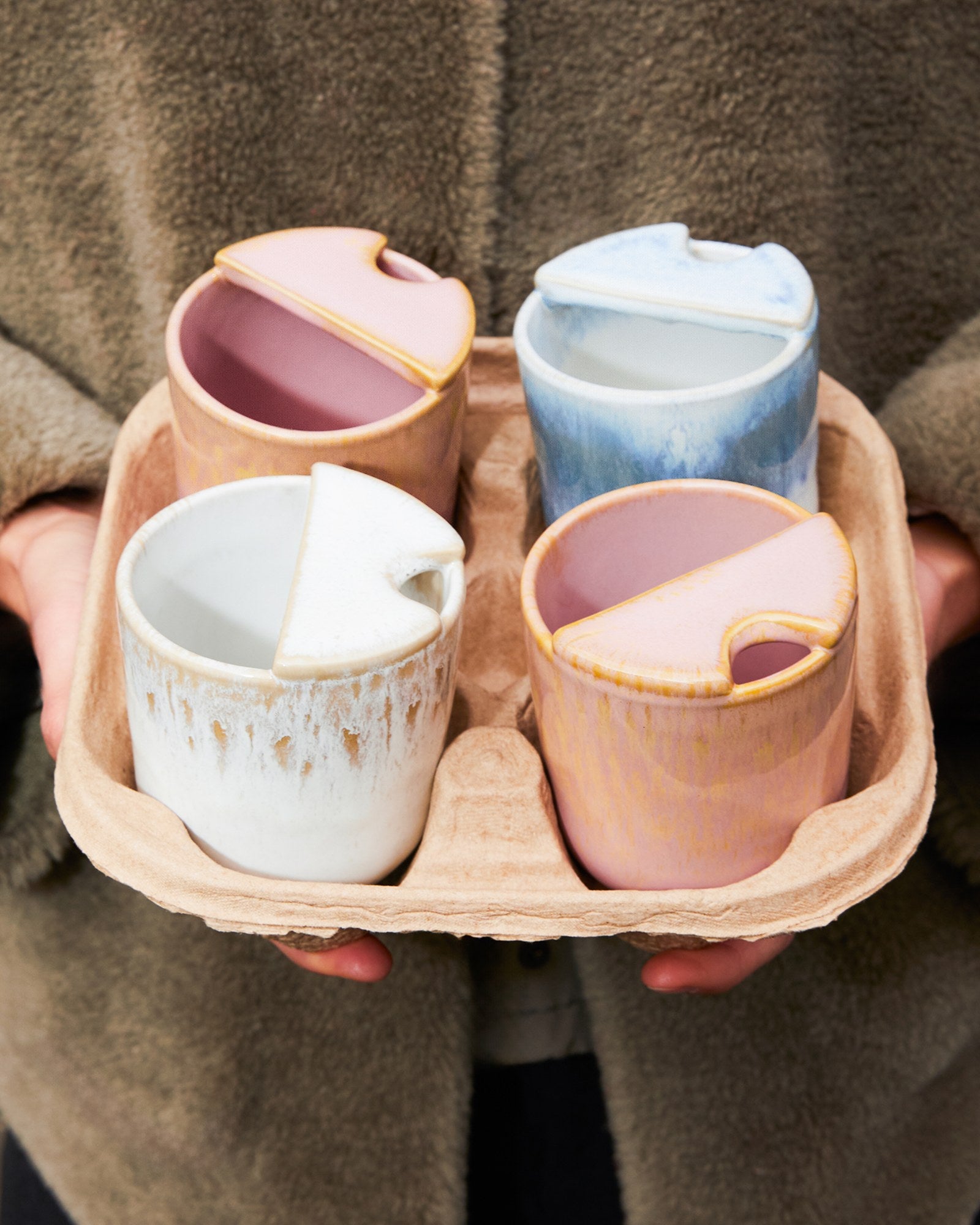 COPA ALTO - SMALL CUP TO-GO SAND WHITE