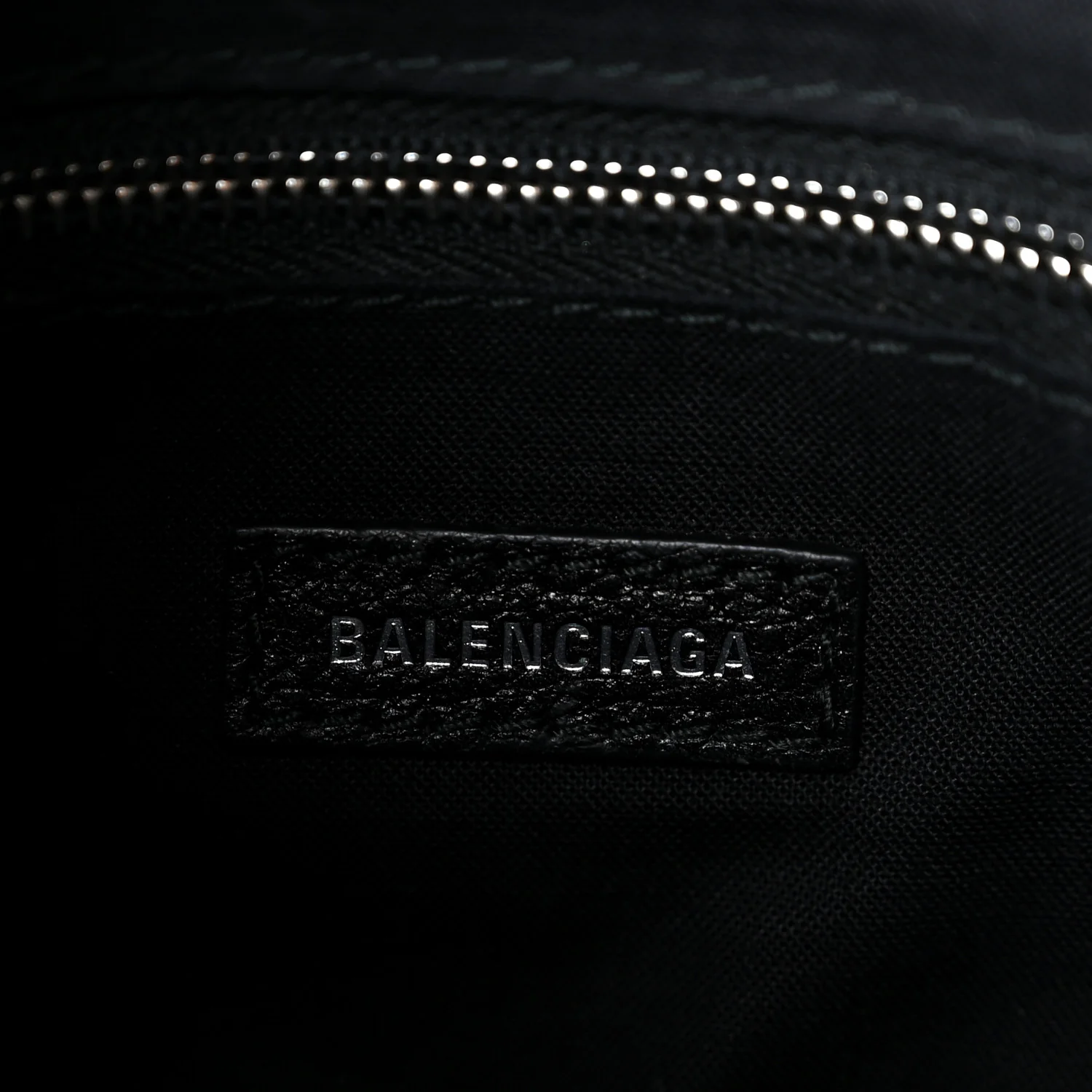 Calfskin Logo XXS Shopping Tote Black