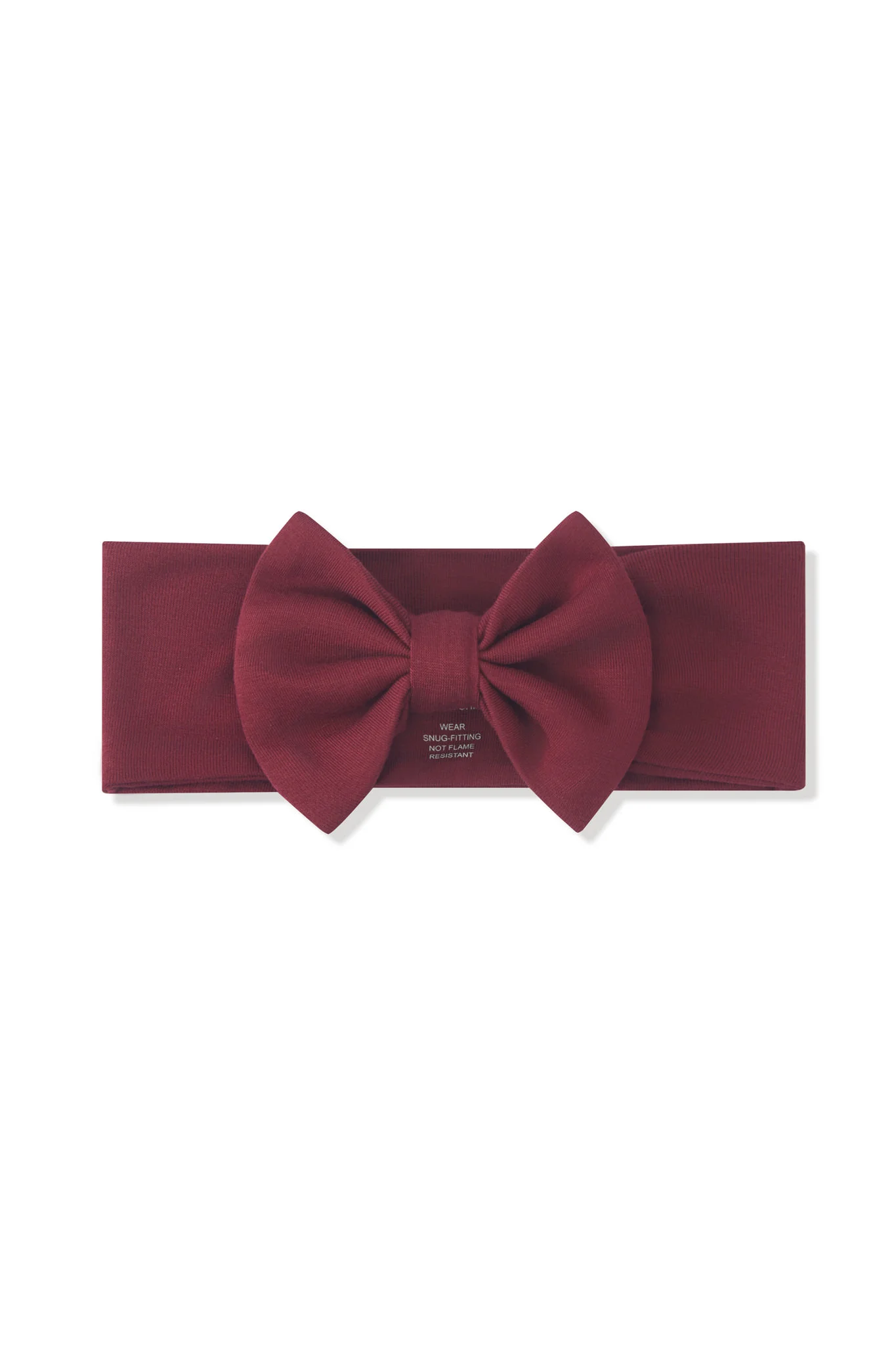 Bow Headband in Burgundy