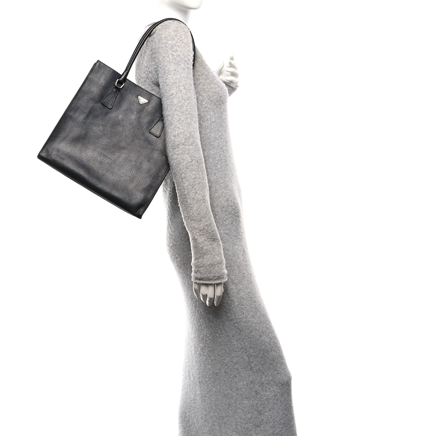 Cinghiale Triangle Tote Black