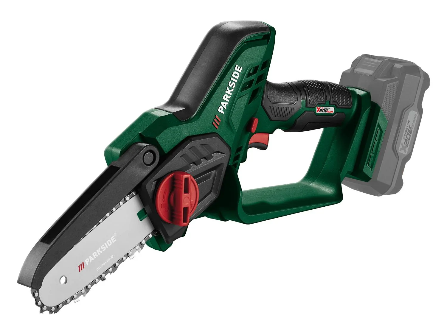 PARKSIDE Mini-trononneuse  bois sans fil PAGHS 20-Li C3, 20 V