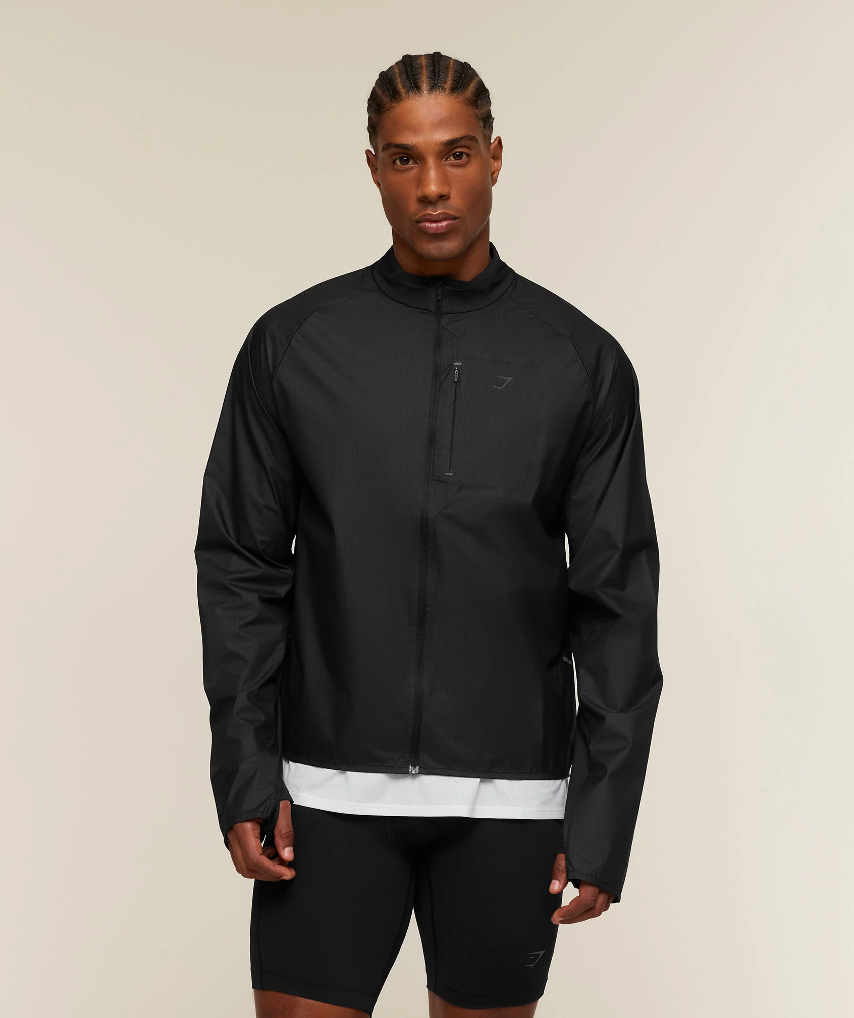RUNNING ELITE WINDBREAKER - Black