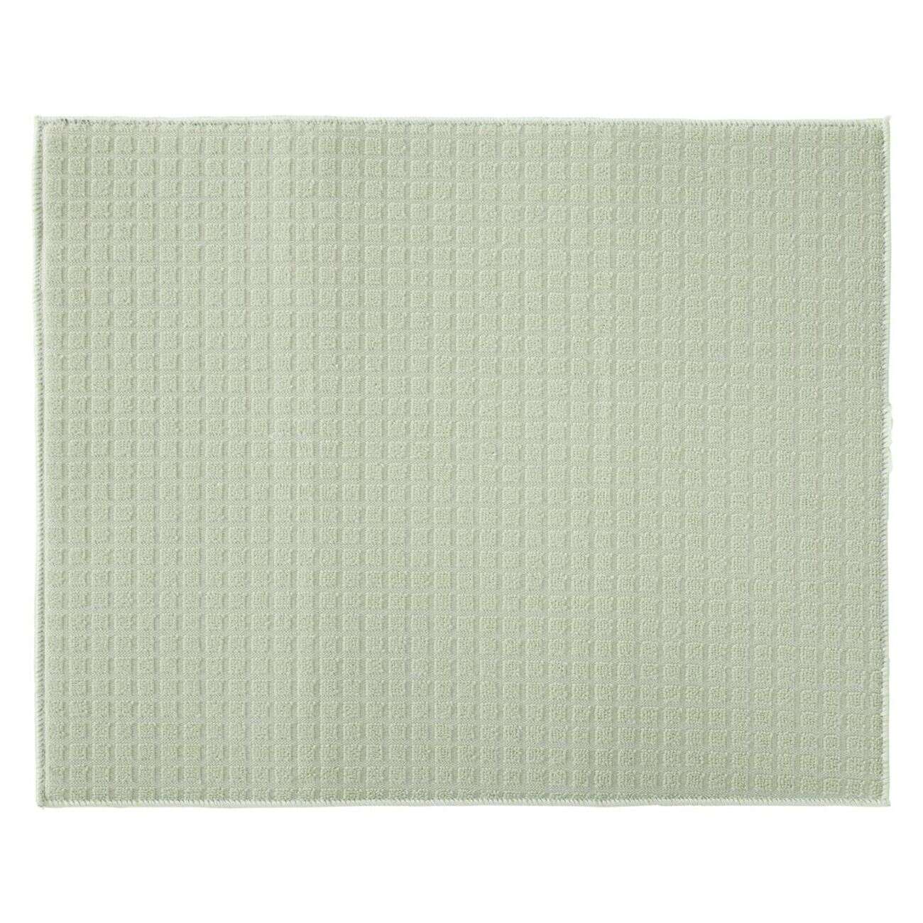 Tapis égouttoir tissu absorbant quadrillé uni 40x50cm (2 modèles)