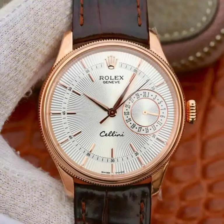 Rolex Celini Date M50515-0008 MKS Factory Brown Strap