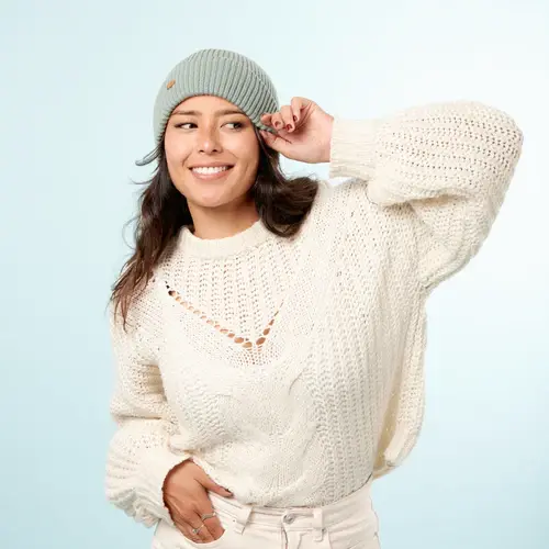 Bonnet French 75 Bleu Sarcelle