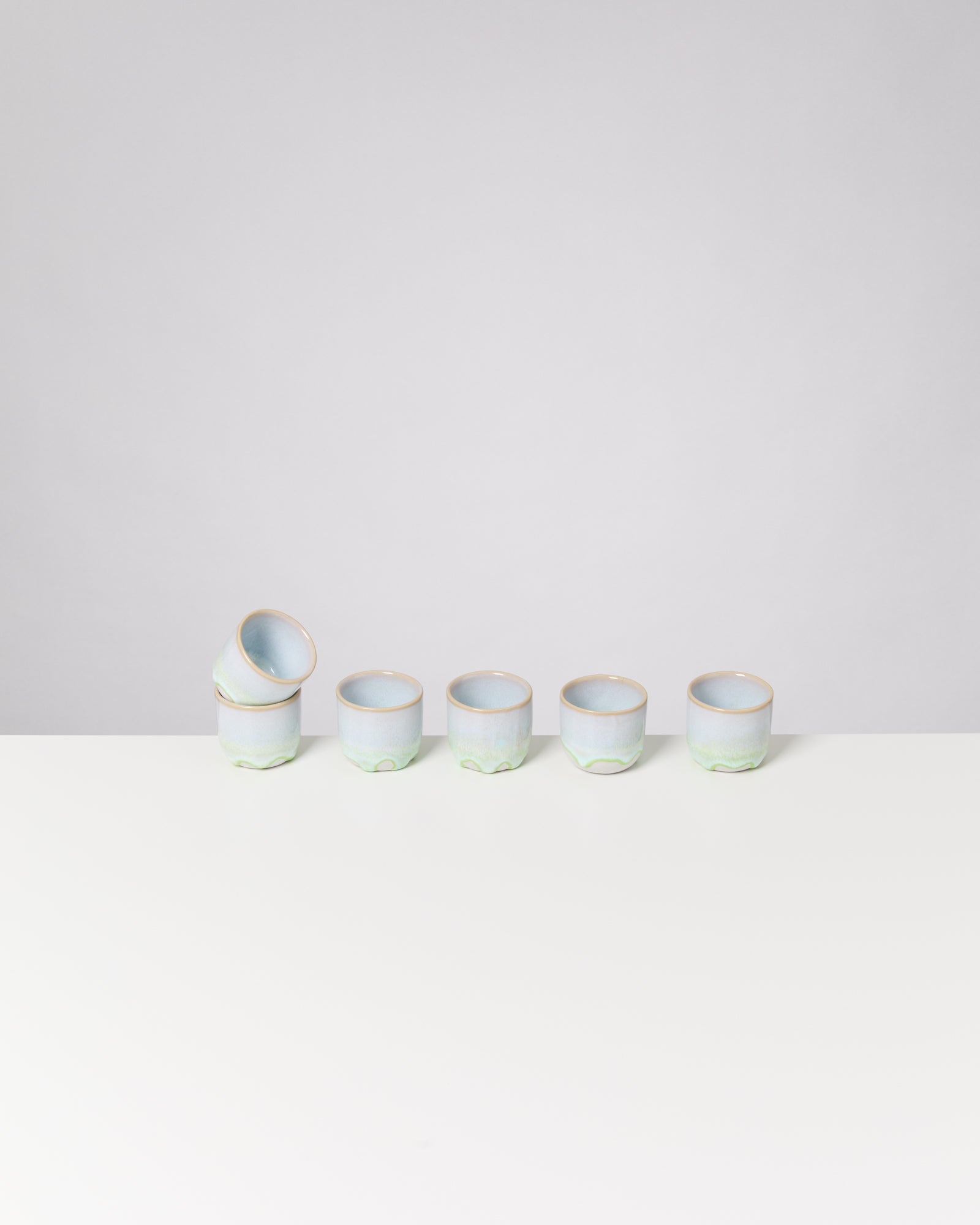 COIMBRA - ESPRESSO CUP PASTEL GREEN SET OF 6