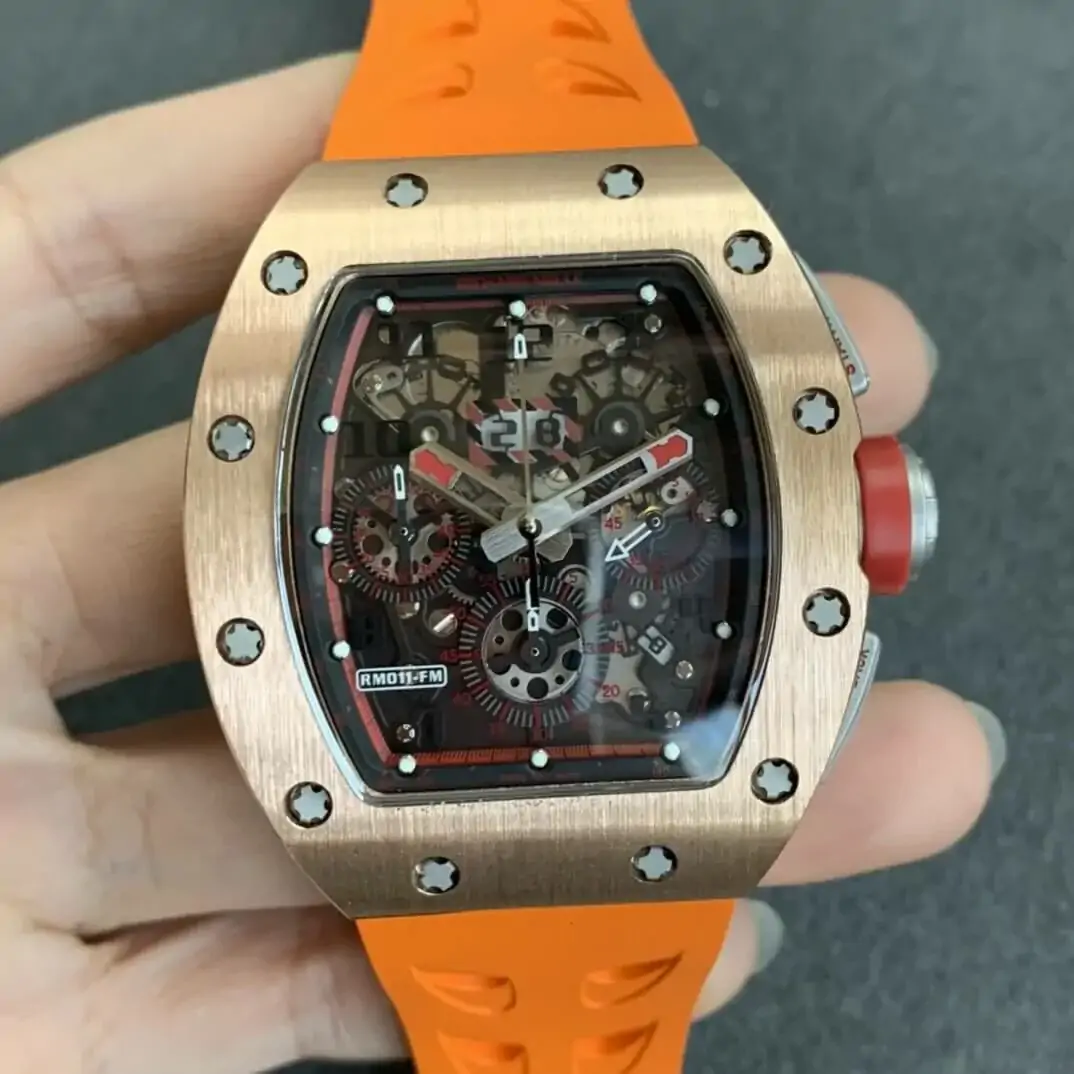 Richard Mille RM011 KV Factory Rubber Strap