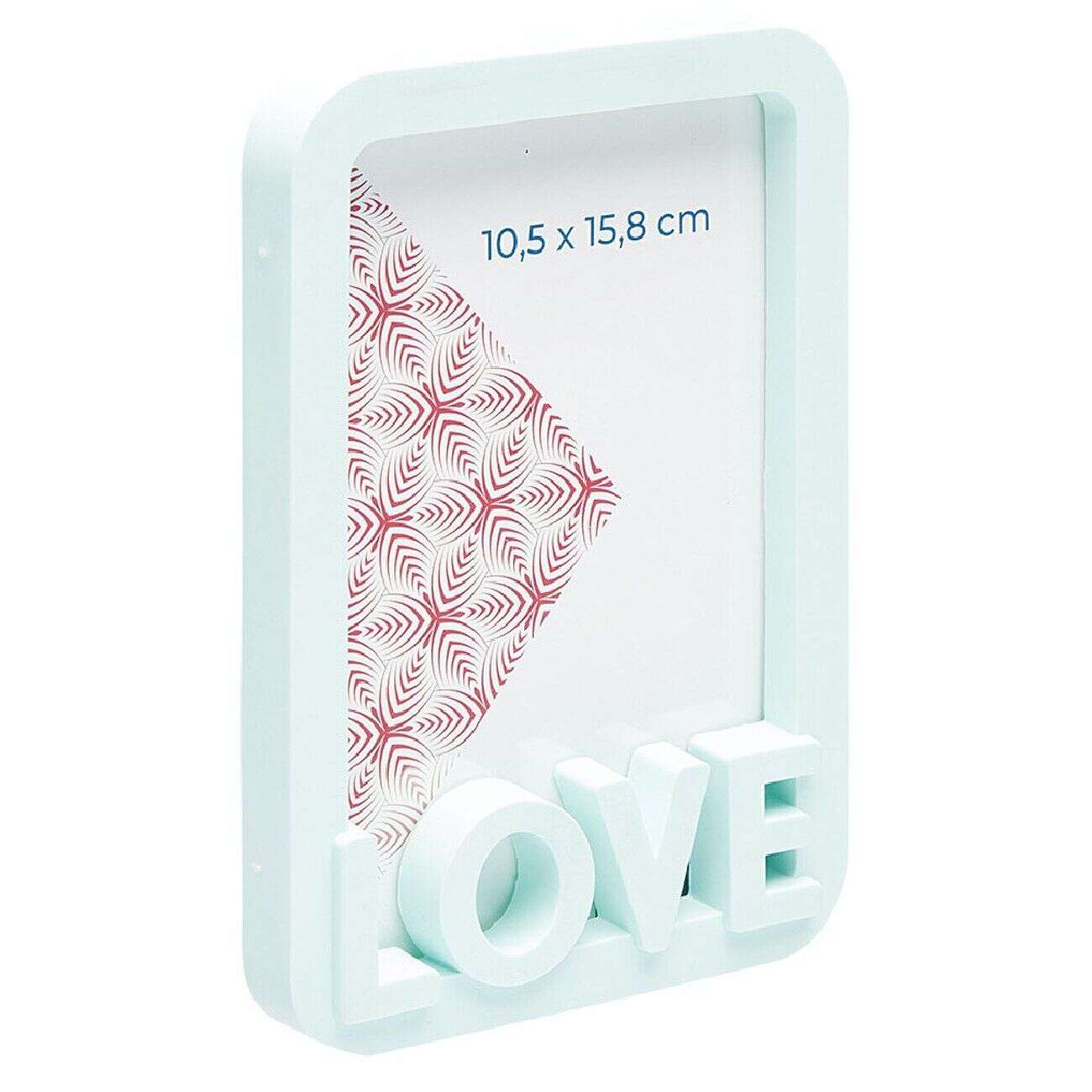 Cadre photo Love plastique 11.5x16.5cm pour photo 10x15cm (2 modèles)