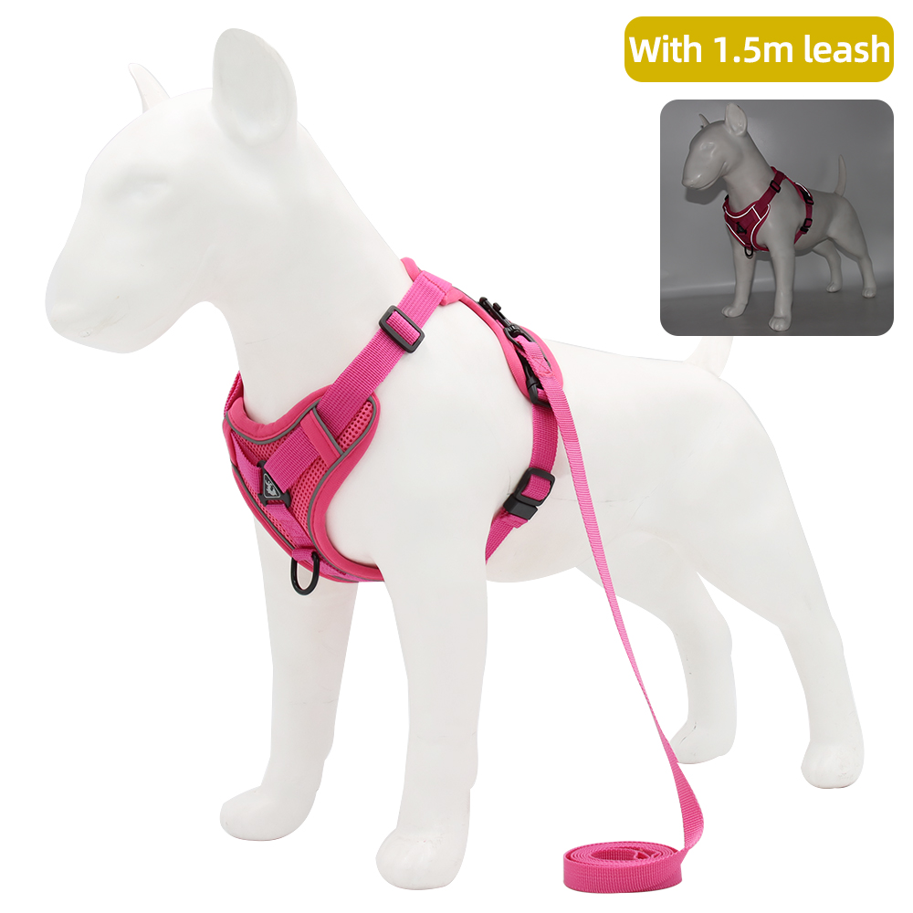 Reflective Cat Puppy Harness No Pull Small Dog Harness Leash Set for Small Medium Large Dogs