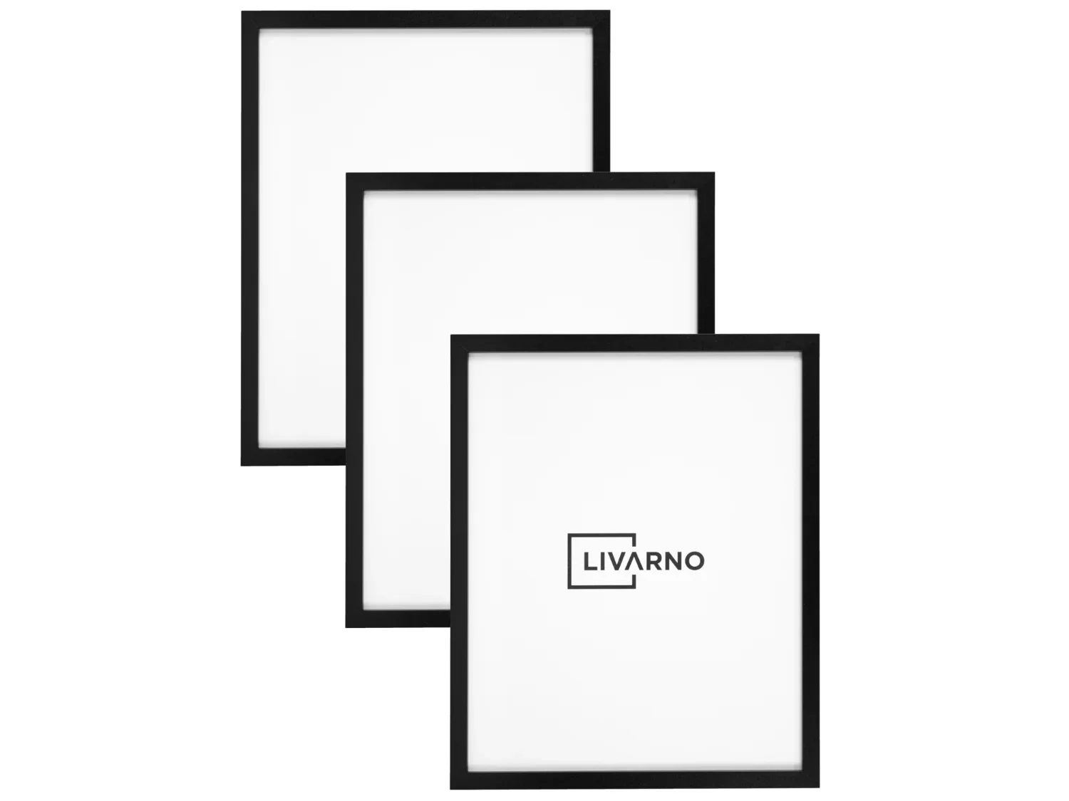 LIVARNO Lot de 3 cadres photo, 40 x 50 cm