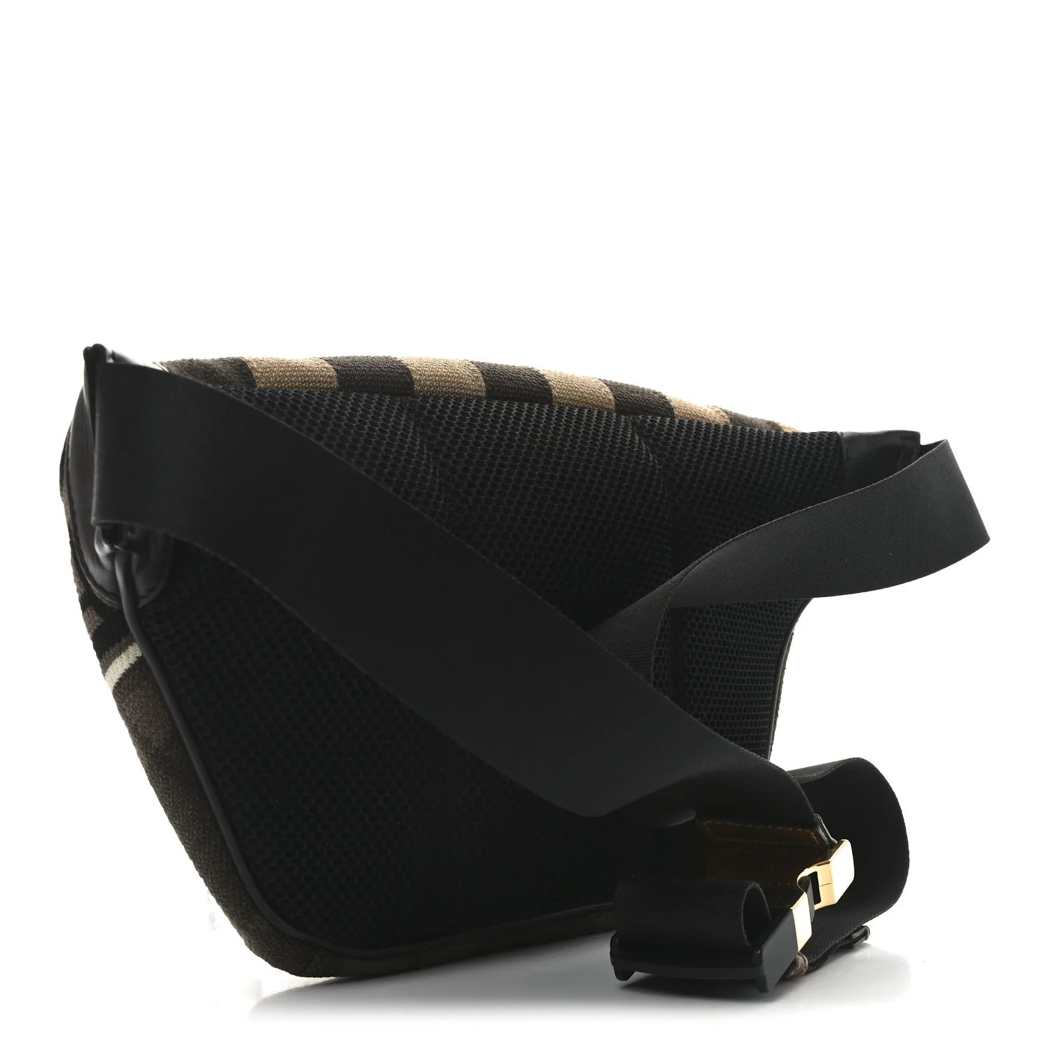 Vitello Century Maglia Pattern Mix Belt Bag Havana