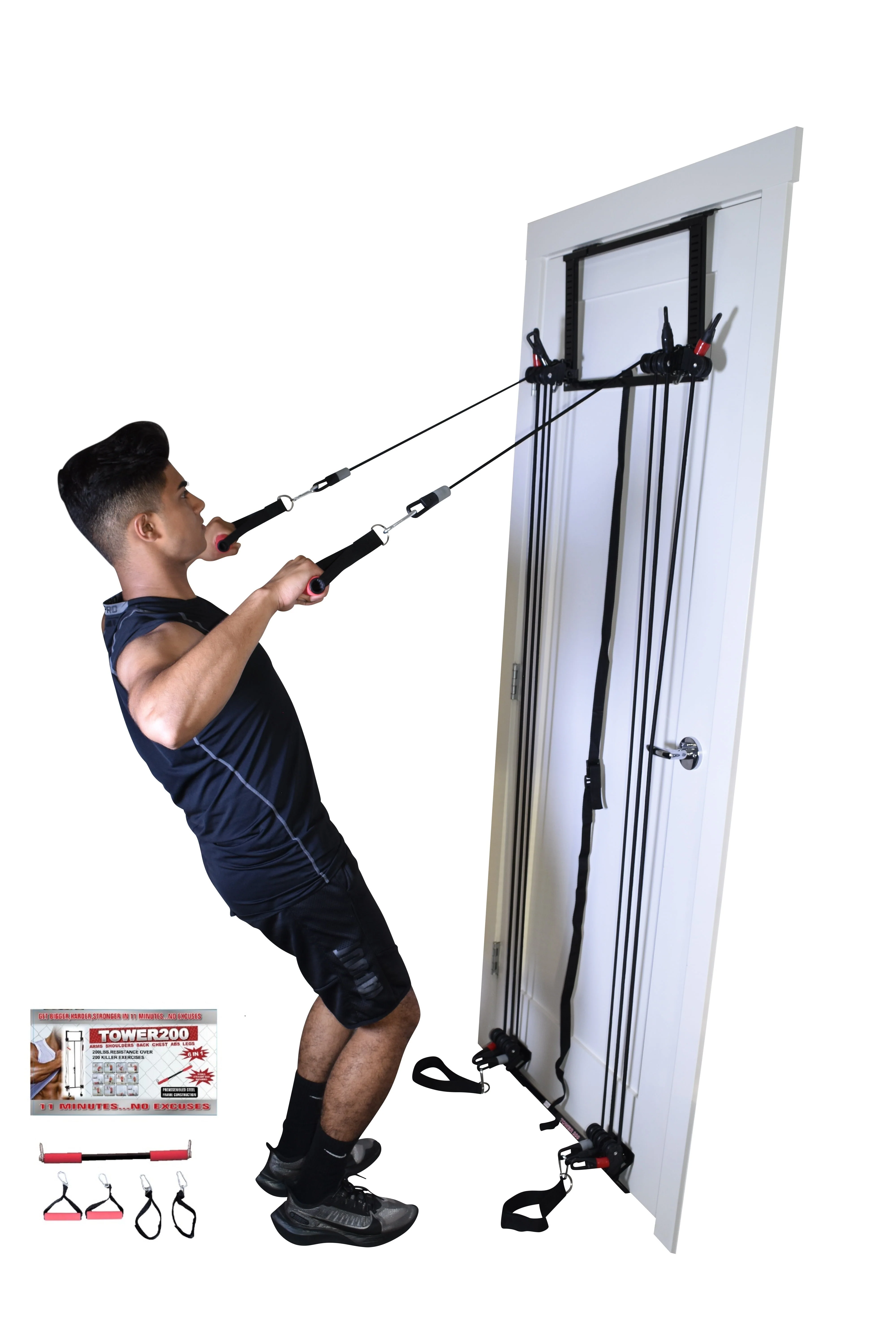 200 Complete Door Gym Body Workout Fitness - Image 2
