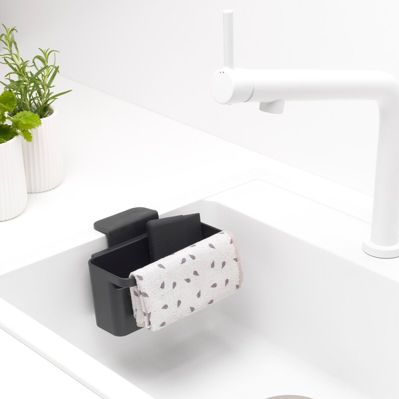 SinkSide oppvaskorganisator 10,6x12,7x17 cm mørk grå