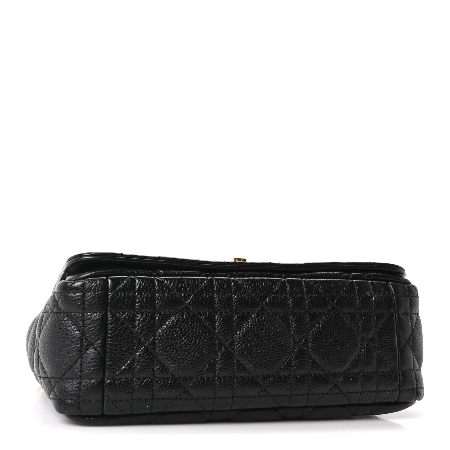 Calfskin Cannage Small Caro Bag Black