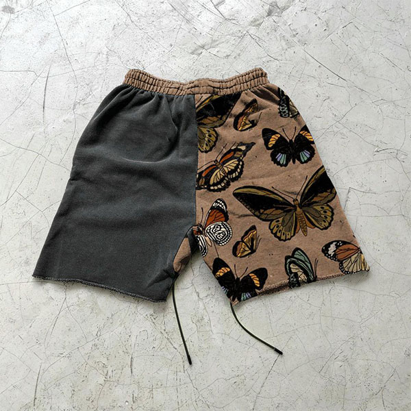 Short pour homme à imprimé papillon