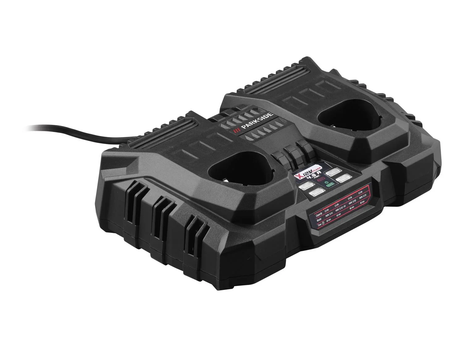 PARKSIDE Chargeur de batterie double PDSLK 12 B2, 4,5 A, 12 V
