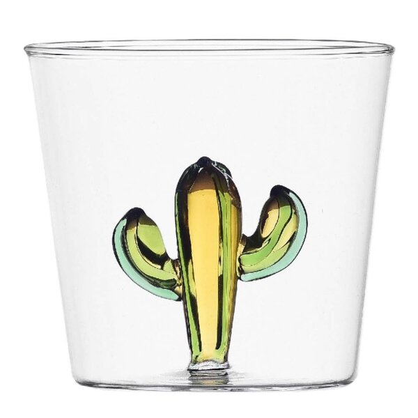 Desert Plants vannglass 30 cl kaktus grønn/rav