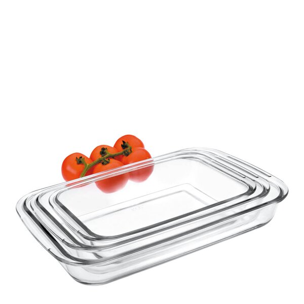 Ildfast form sett 3 stk glass