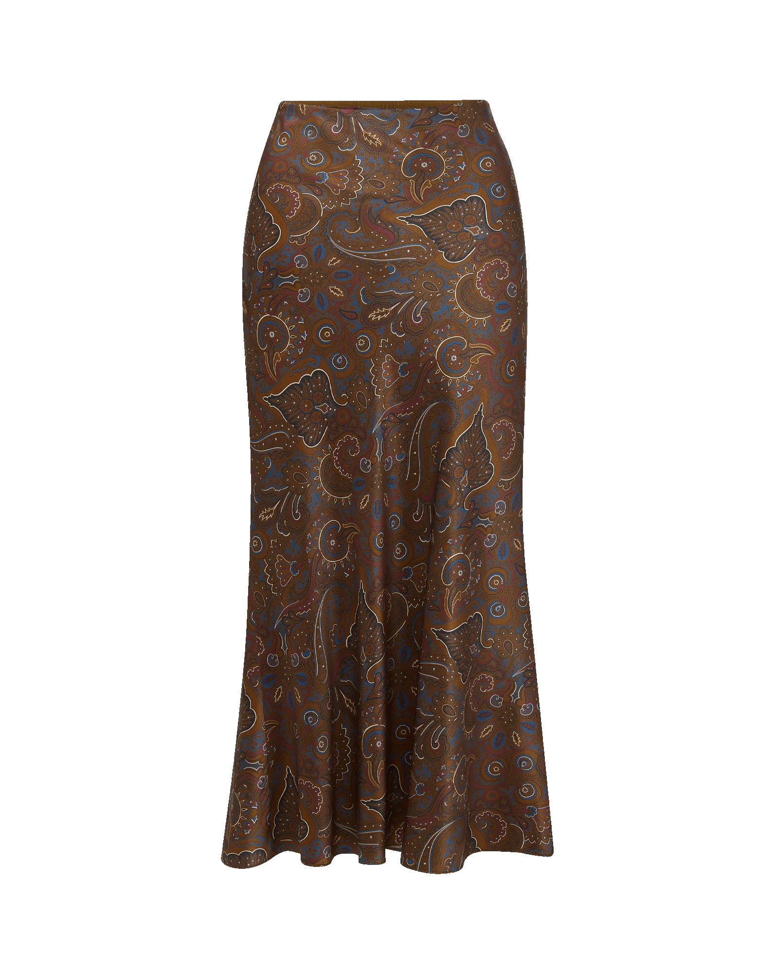 Clover Paisley Midi Skirt