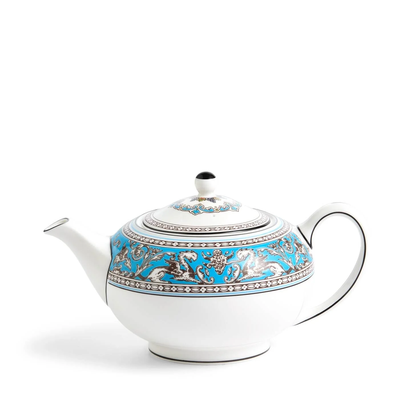 Florentine Turquoise Teaware Asian, 6 Pieces