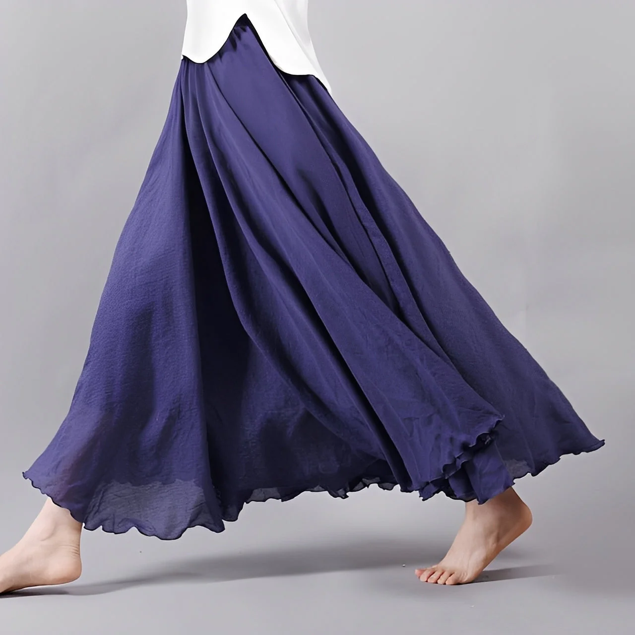 Alina - Jupe Maxi Bohème Flottante