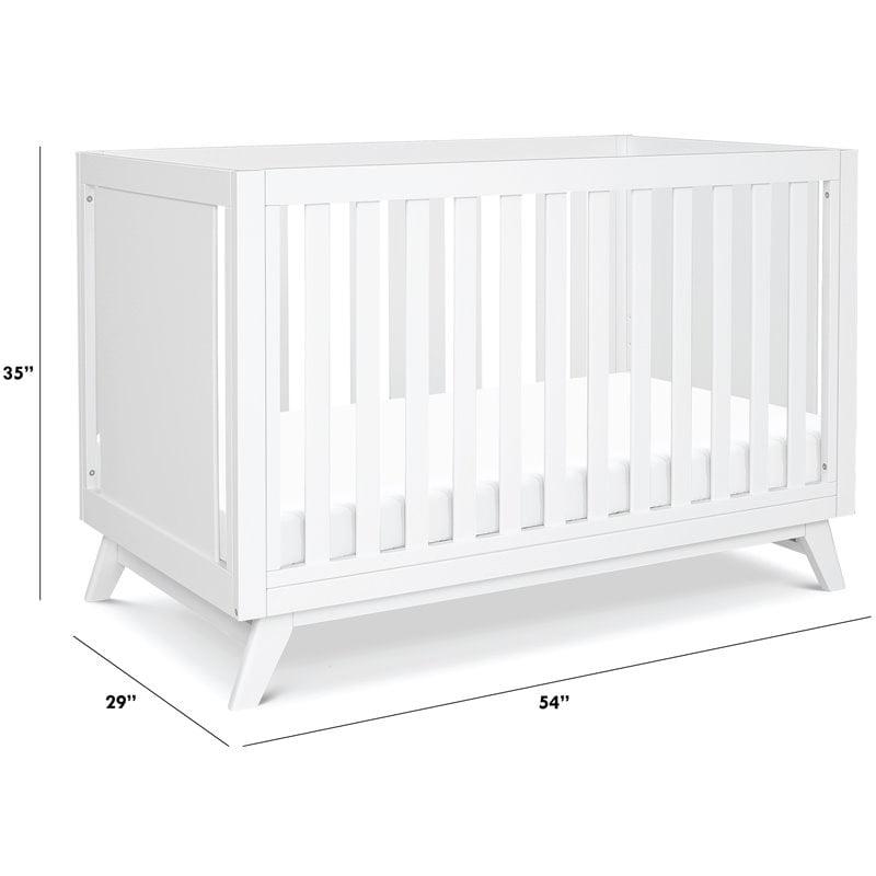 Davinci Otto Pine Wood 3 - in - 1 Convertible Crib in White