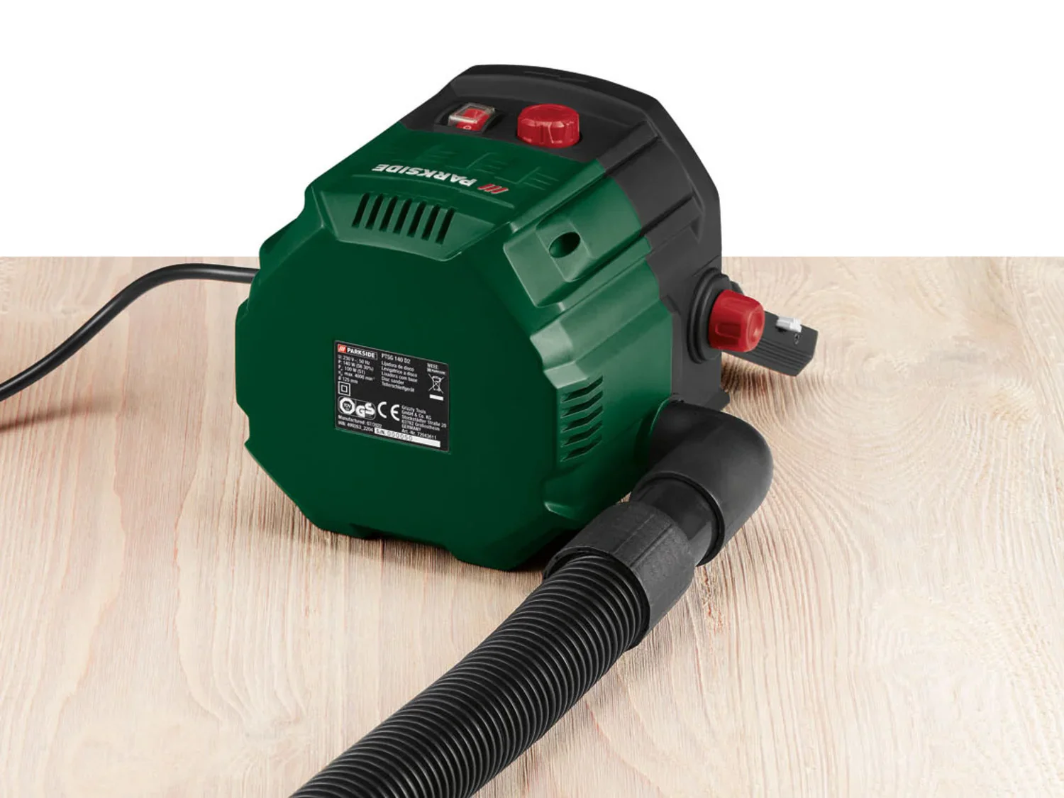 PARKSIDE Ponceuse  disque PTSG 140 D2, 6 papiers abrasifs inclus