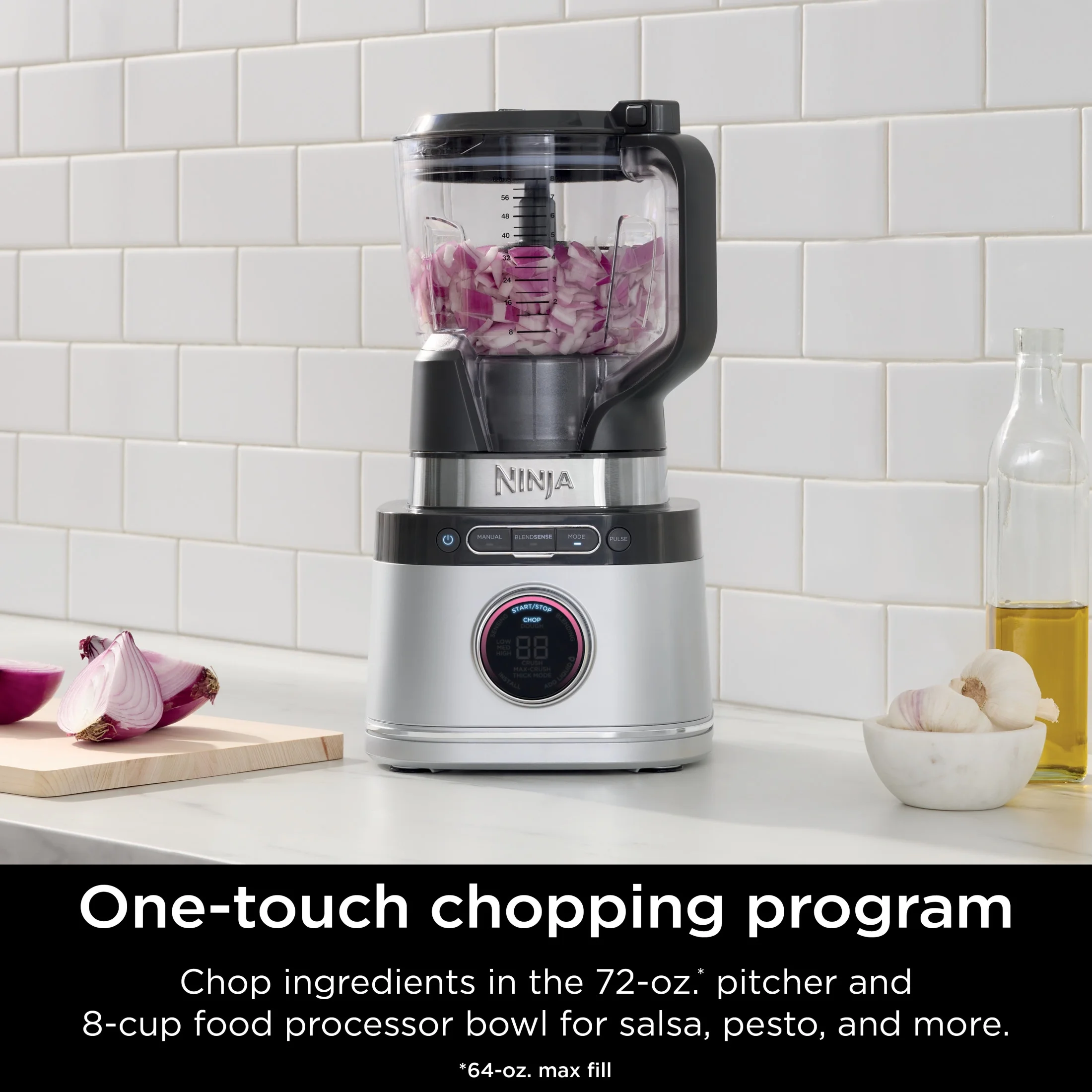 Detect Kitchen System Power Blender + Processor with Blend Sense Technology, Silver, TB400(Platinum) - Image 10