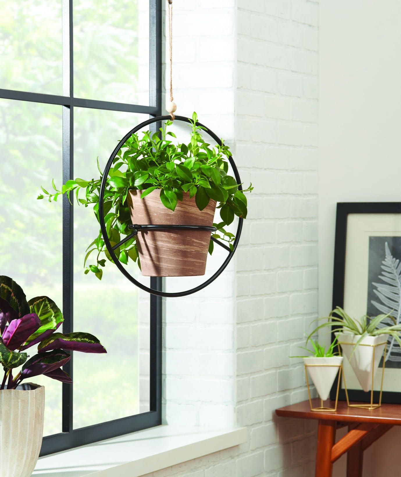 Better Homes & Gardens Black Iron Round Planter Hanger - Each