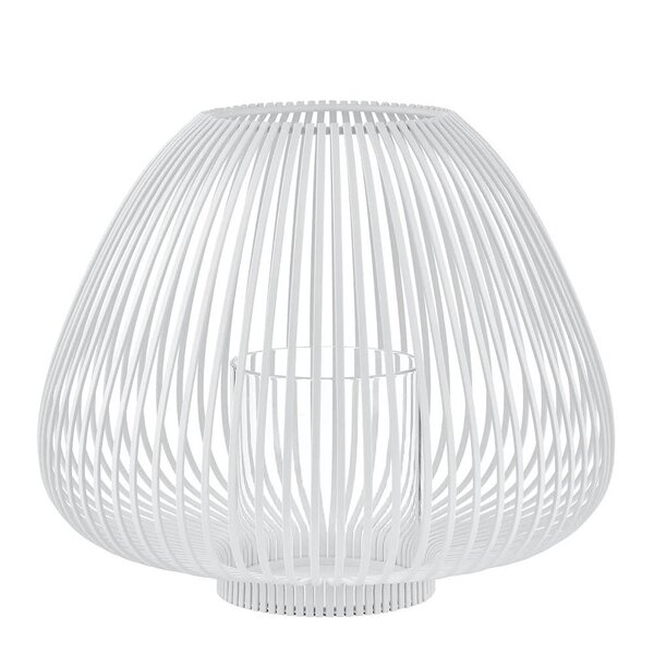 Lyva lanterne 26,5 cm hvit