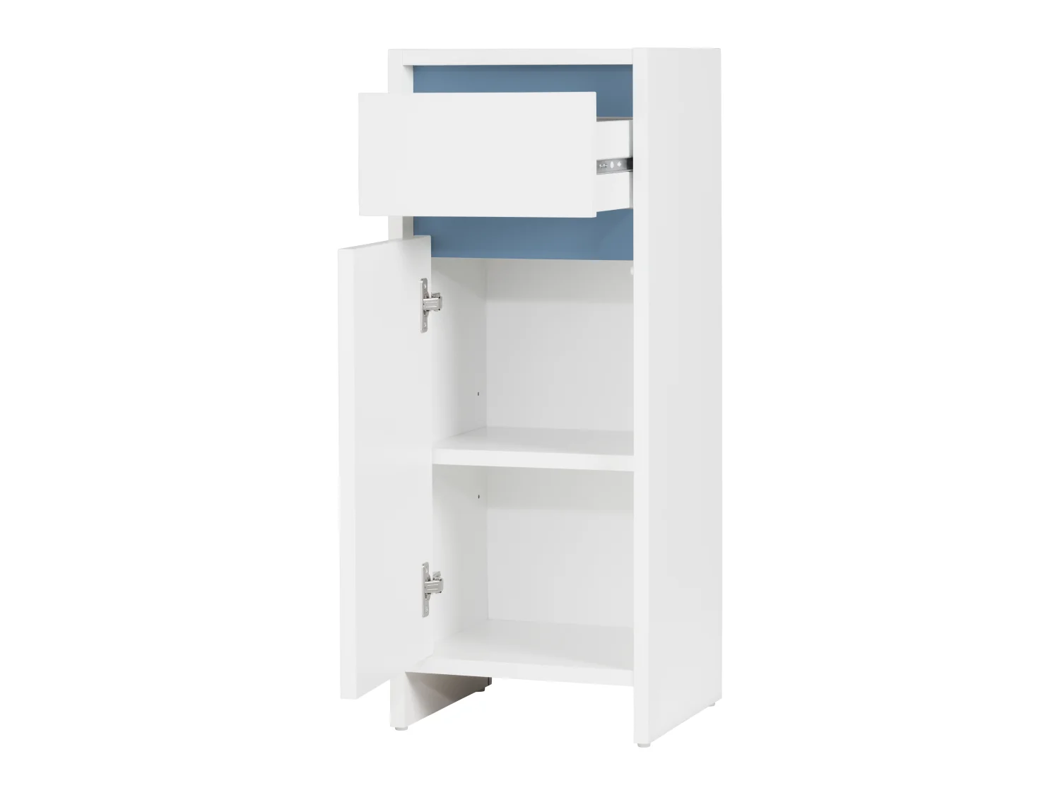 LIVARNO home Armoire latrale de salle de bains Oslo, 32 x 80 x 28 cm, blanche