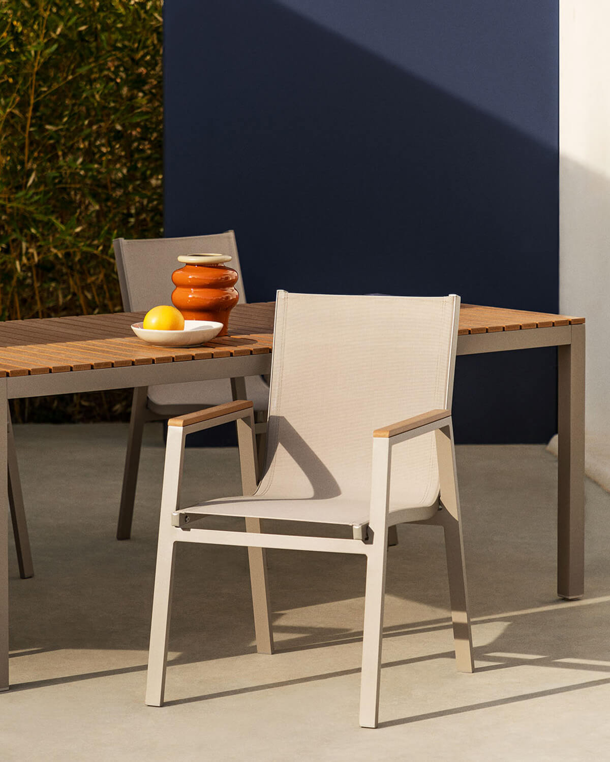 Korce - Silla de Exterior de Aluminio Korce
