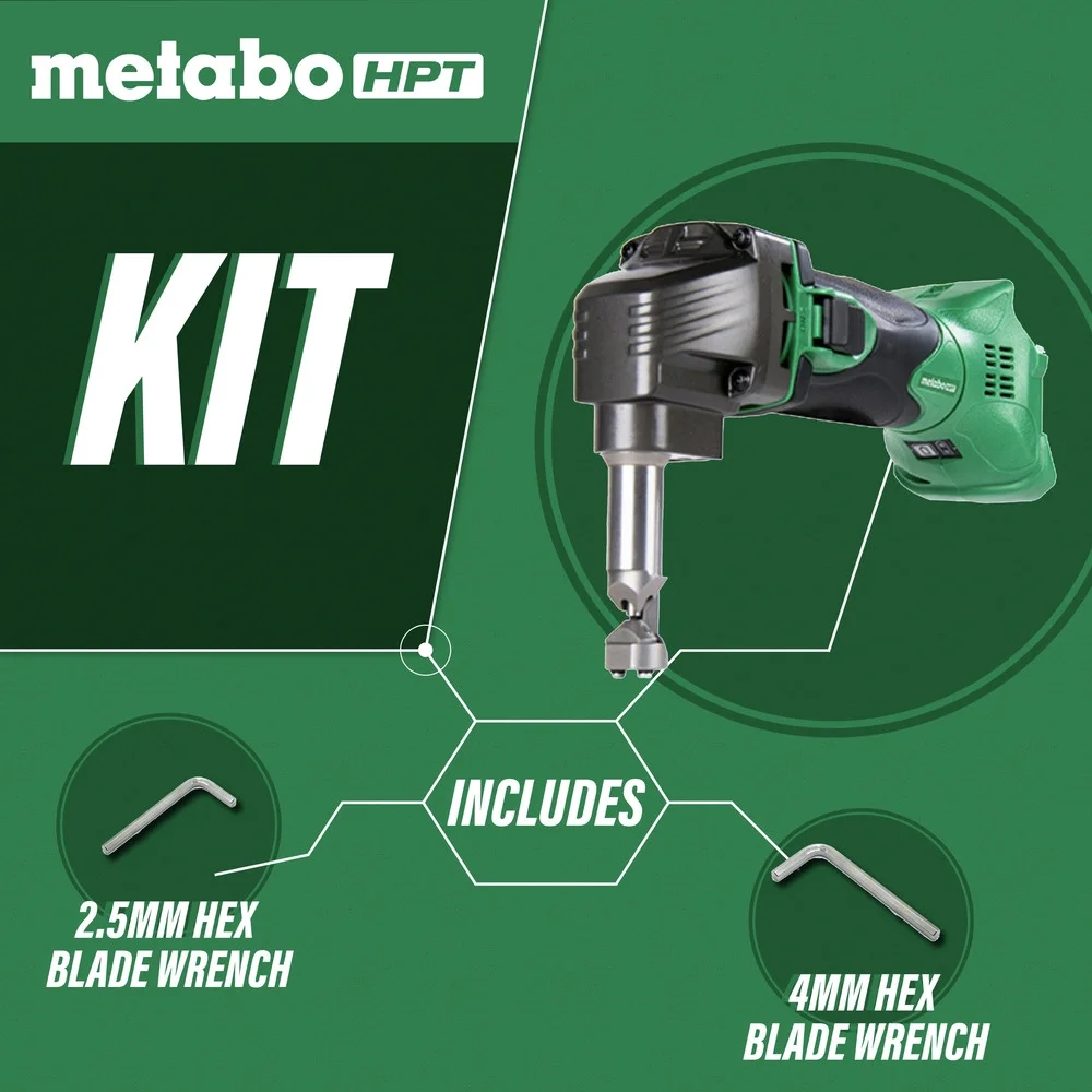 18V MultiVolt Cordless Nibbler | Tool Only No Battery | For Ribbed Metal Panels | 180 Degree 3-Stop Die Holder | CN18DSLQ4 - Image 5