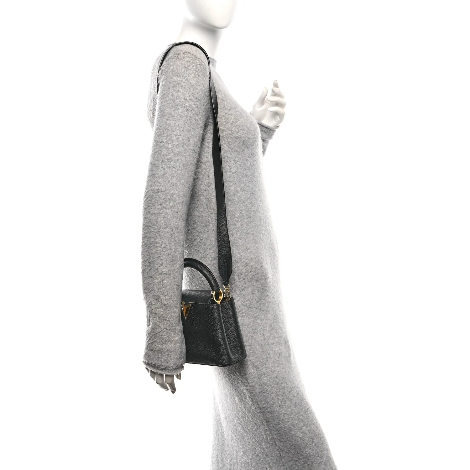 Taurillon Mini Capucines Black