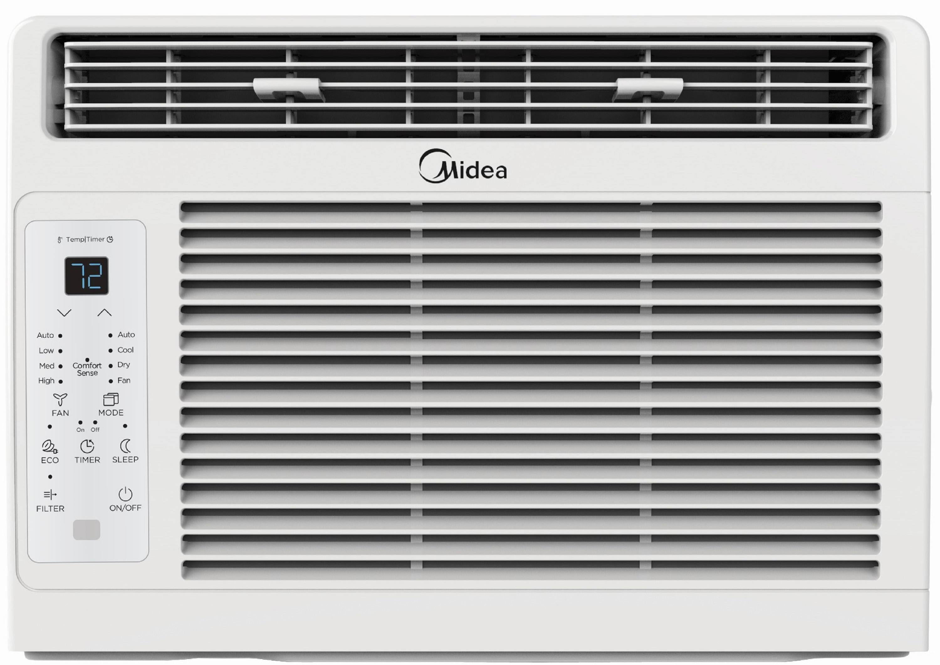 Midea 5,000 BTU 115V Window Air Conditioner with Remote, White, Maw05r1wwt