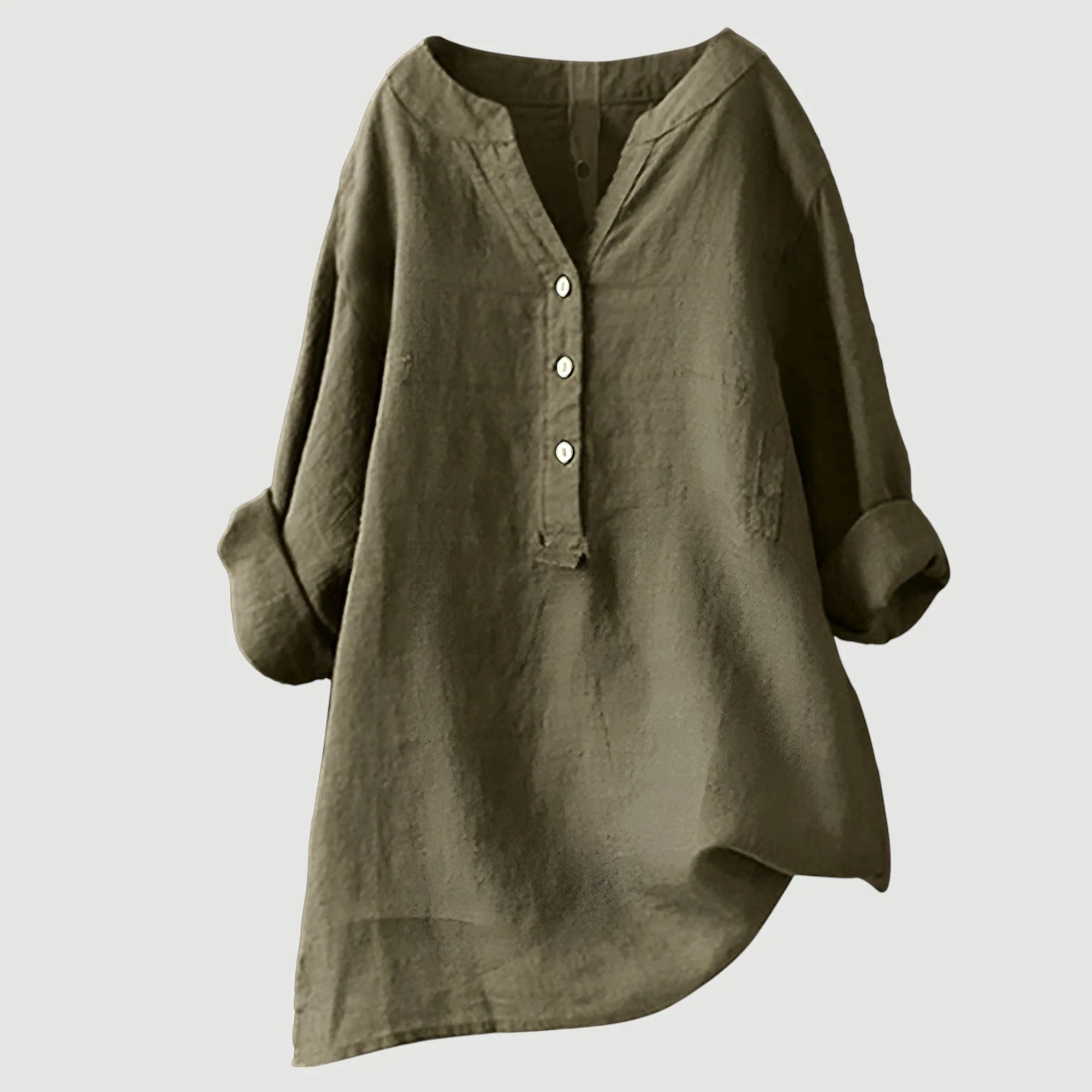 Freja - Chemise légère et confortable avec boutons