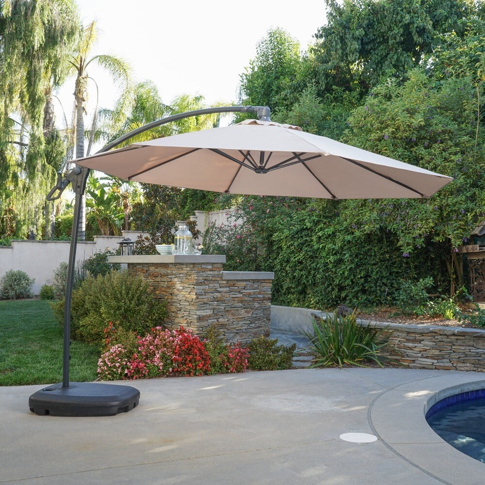 Siesta Outdoor 9.7-foot Canopy Umbrella by Grey(Gray) - Image 2