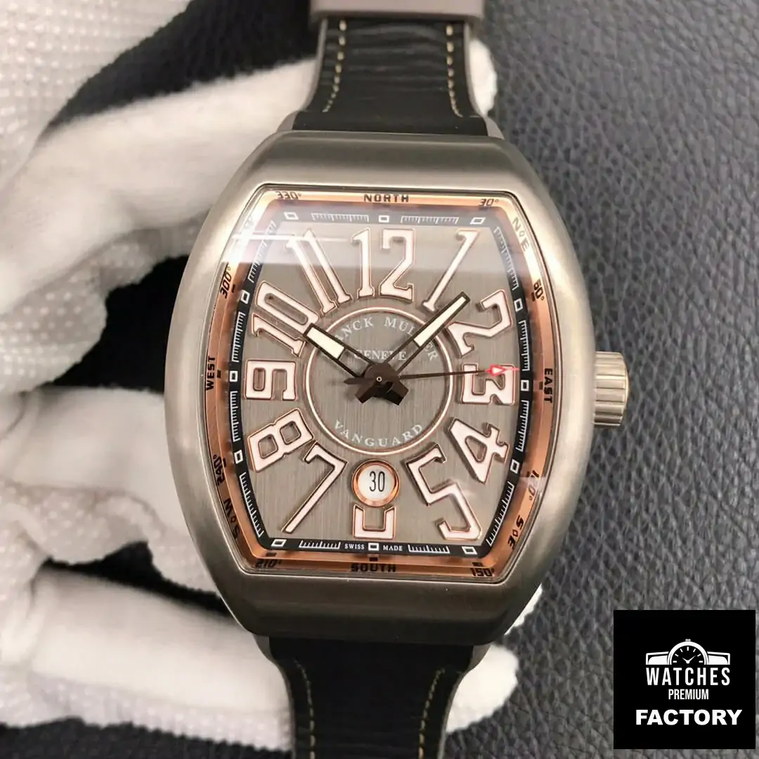 Franck Muller Vanguard V 45 SC DT TT BR 5N ZF Factory Grey Dial
