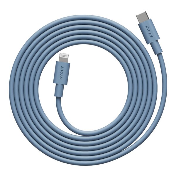 Cable 1 USB-C til Lightning kabel 2 m Shark Blue