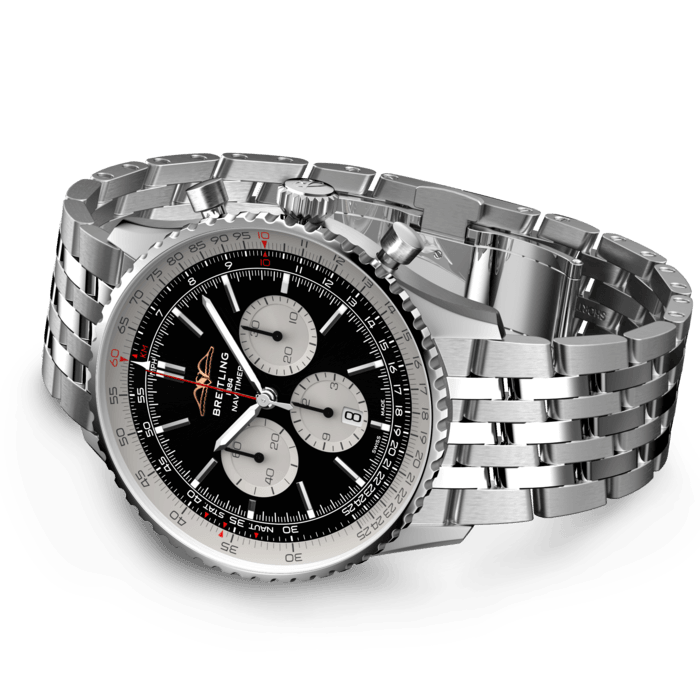[Super Clone]Breitling AB0137211B1A1 Navitimer B01 Black Dial - Νew【Super Clone】