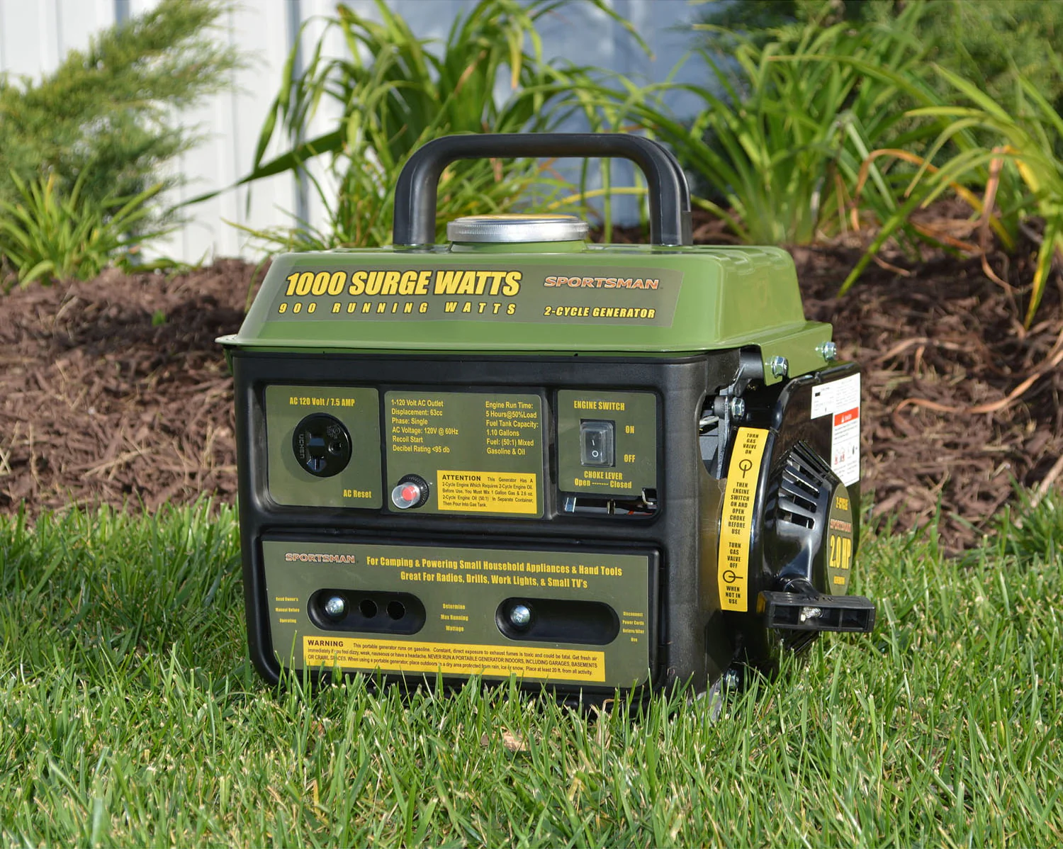 Sportsmans Series 1000 Watt 2 Cycle Generator Image 5