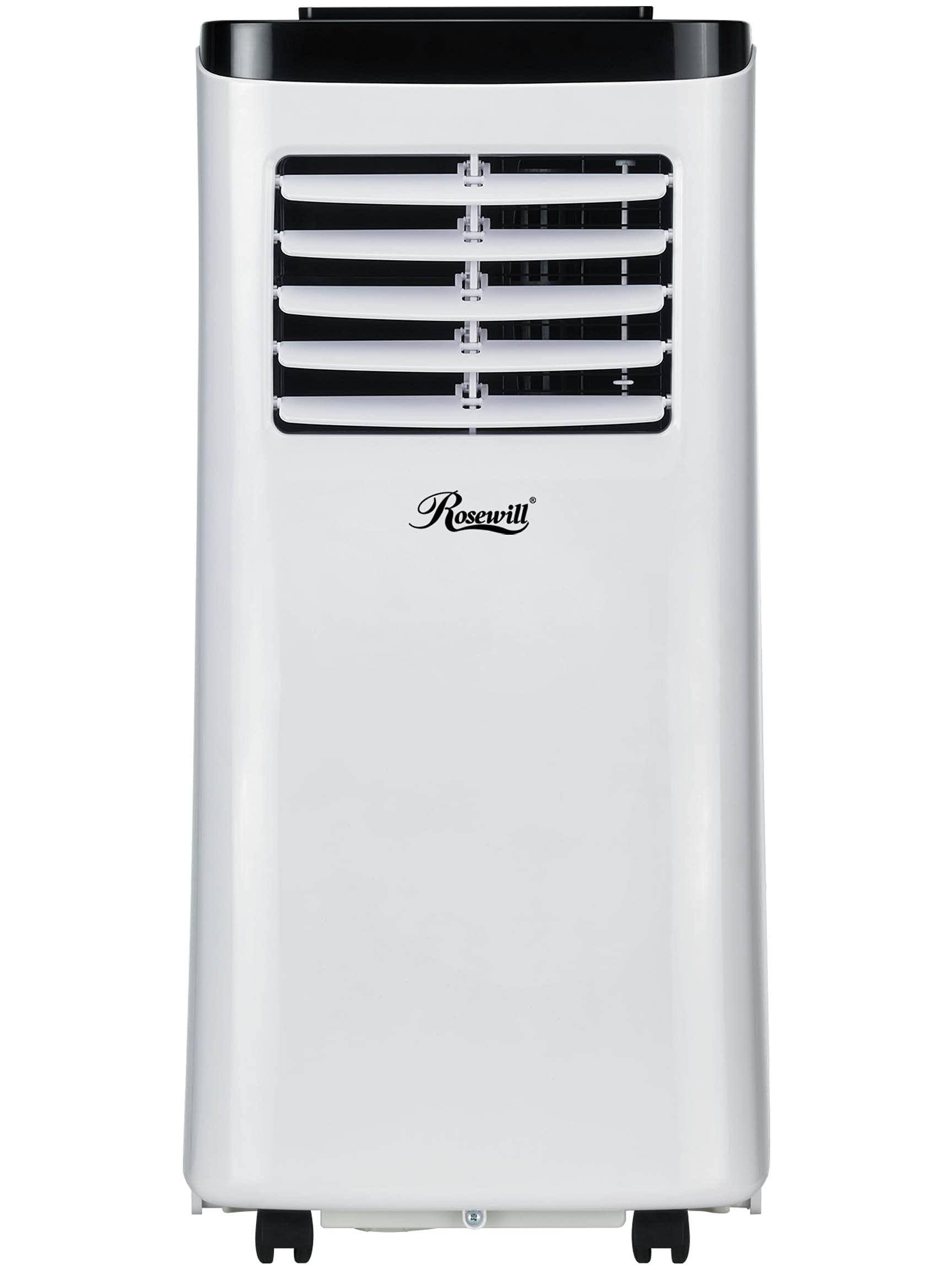 Rosewill 8,000 BTU Small Portable Air Conditioner 3-in-1 Floor AC Unit LED White