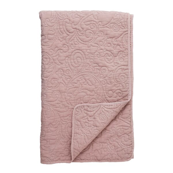 Isabelle pledd 170x130 cm rose dust