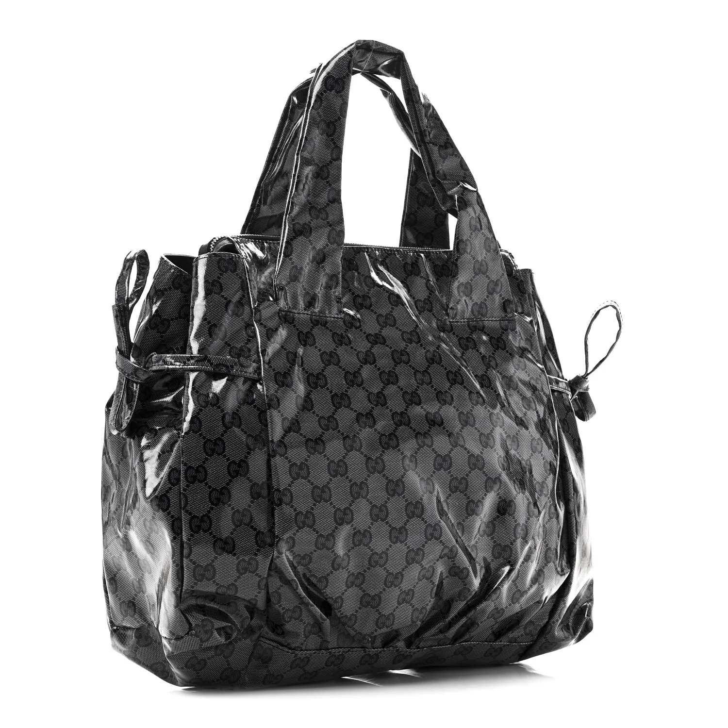 Crystal Monogram Hysteria Tote Navy Blue