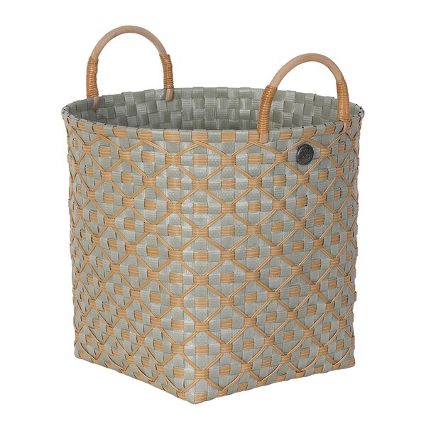 Ivy & Rose medium kurv m/håndtak 30x27 cm matcha green