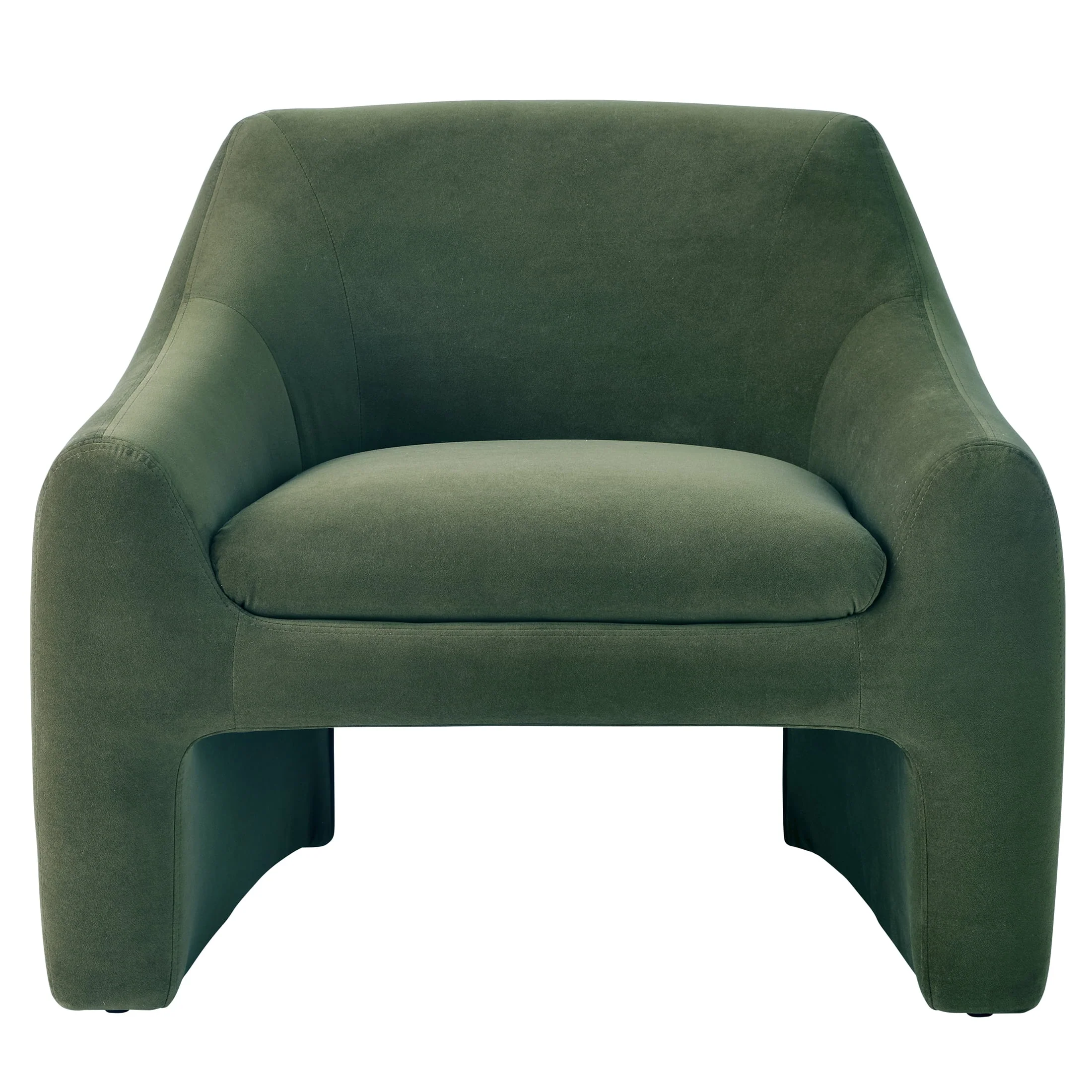 Better Homes & Gardens Emerson Curvy Accent Chair, Truffle Brown Boucle