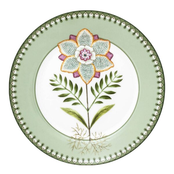 Lily & Lotus tallerken 21 cm lysegrønn