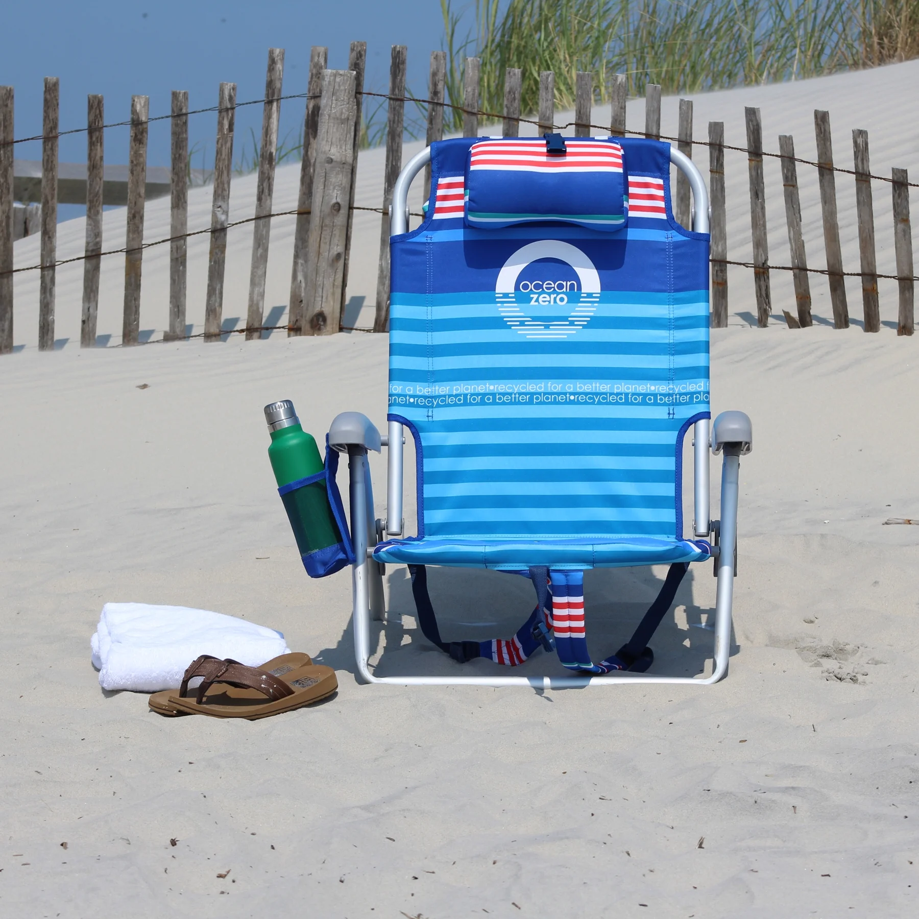 (2 pack) Deluxe Backpack Chair Striped(2 Pack) Image 7