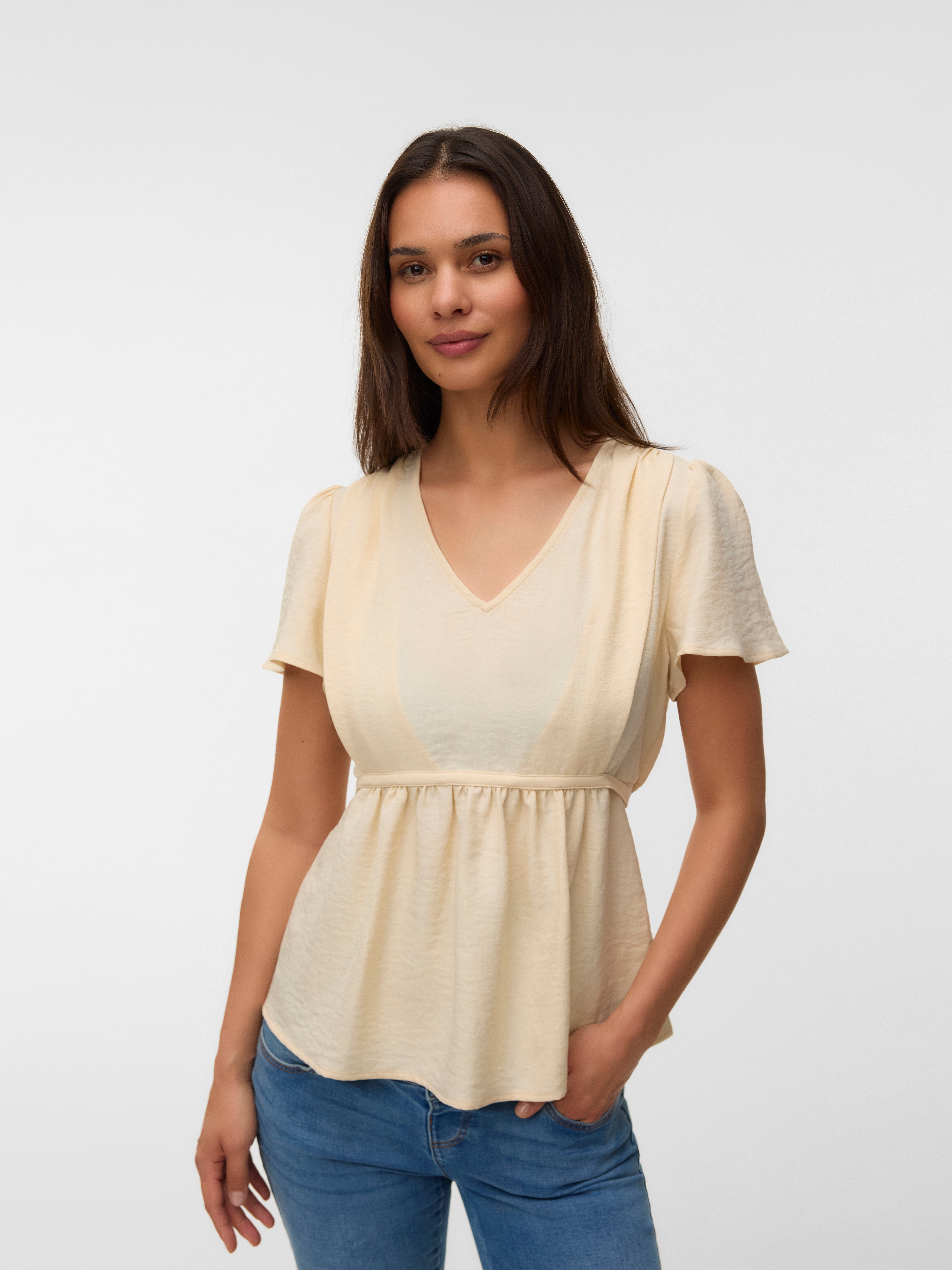 VERO MODA® Regular Fit V-Neck Top