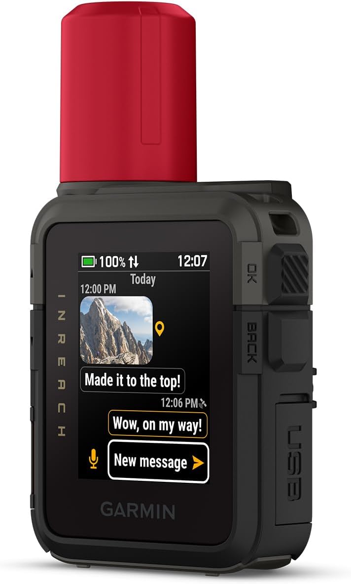Garmin inReach® Mini 3 Plus  Rugged Global Satellite Communicator with Touchscreen Texting  Photo & Voice Messaging  Emergency SOS Messages & Battery Up to 350 Hours with 10-min inReach® Tracking